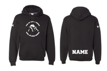 North Florida Wrestling Cotton Hoodie - Black