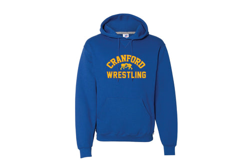 Cranford Wrestling Cotton Hoodie - Royal