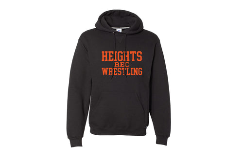 Hasbrouck Heights Wrestling Cotton Hoodie - Black