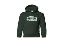 Hopatcong Wrestling Cotton Hoodie - Forest Green