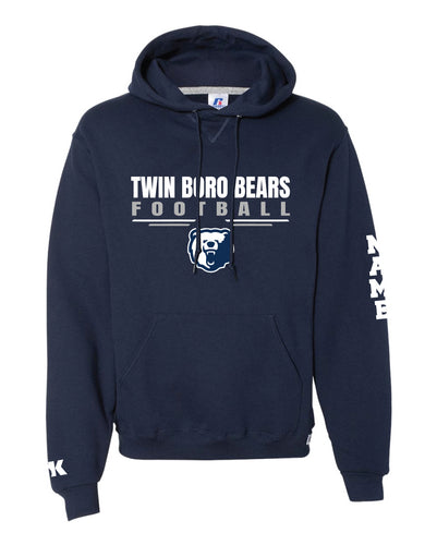 Twin Boro Football Russell Athletic Cotton Hoodie - Navy