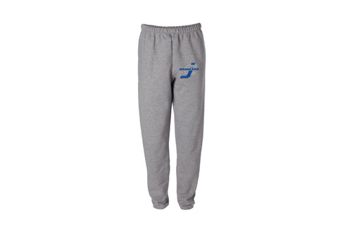 Brawlers Wrestling Cotton Sweatpants - Gray