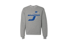 Brawlers Wrestling Cotton Crewneck Sweatshirt - Gray