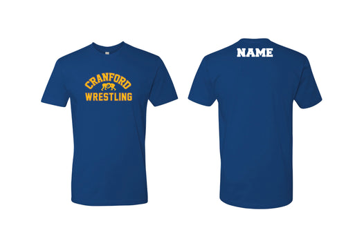 Cranford Wrestling Cotton Crew Tee - Royal