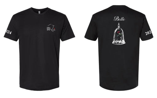 Beauty and the Beast Cotton Crew Tee - Black