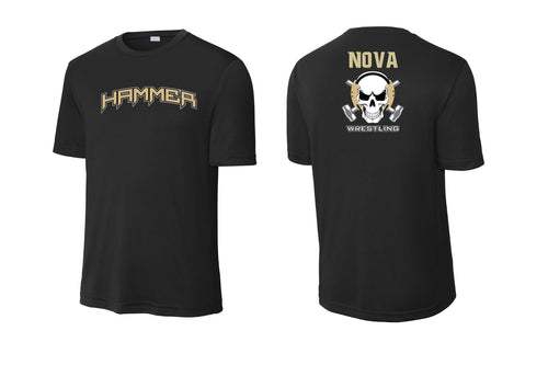 Hammer Wrestling DryFit Performance Tee - Black