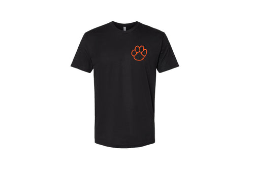 Hackettstown Football Cotton Crew Tee - Black