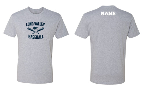 Long Valley Baseball Cotton Crew Tee - Grey