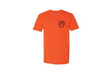 Hackettstown Football Cotton Crew Tee - Orange