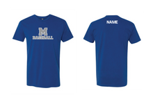 Montclair Baseball Cotton Crew Tee - Royal