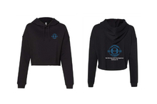 LaForge Fitness Women's Cotton Crop Hoodie - Black