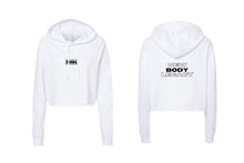 New Body Legacy Women's Independent Trading Co Crop Hoodie - White