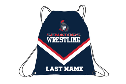 Senators Wrestling Sublimated Drawstring Bag