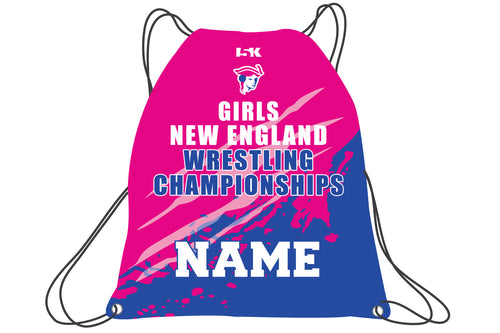 YNEW Wrestling Sublimated Drawstring Bag - Girls