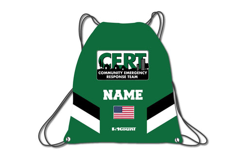 CERT Response Team Sublimated Drawstring Bag
