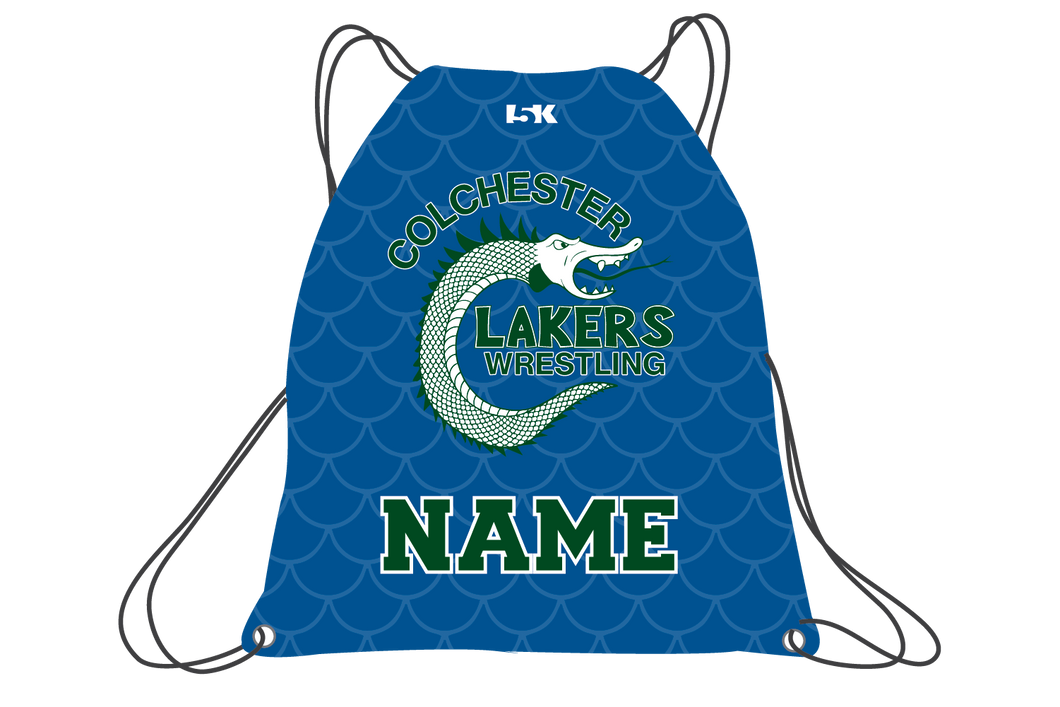 Lakers Wrestling Sublimated Drawstring Bag