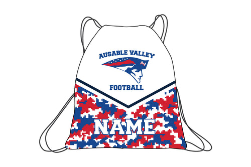 AuSable Patriots Football Sublimated Drawstring Bag