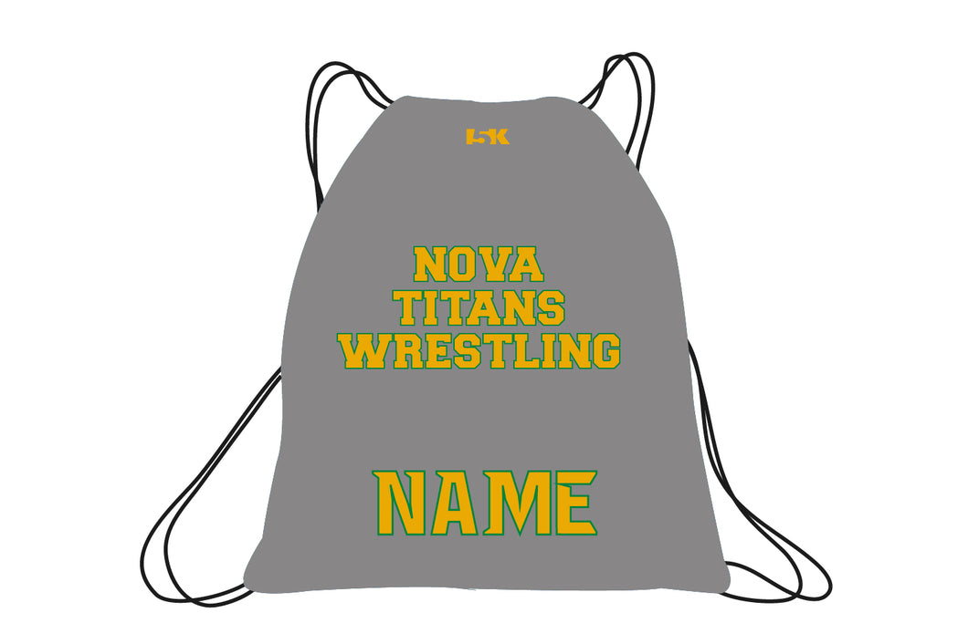 Nova Titans Wrestling Sublimated Drawstring Bag