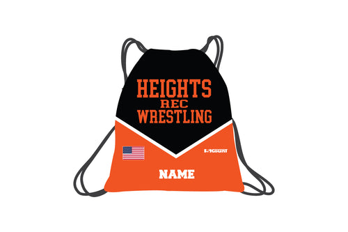 Hasbrouck Heights Wrestling Sublimated Drawstring Bag