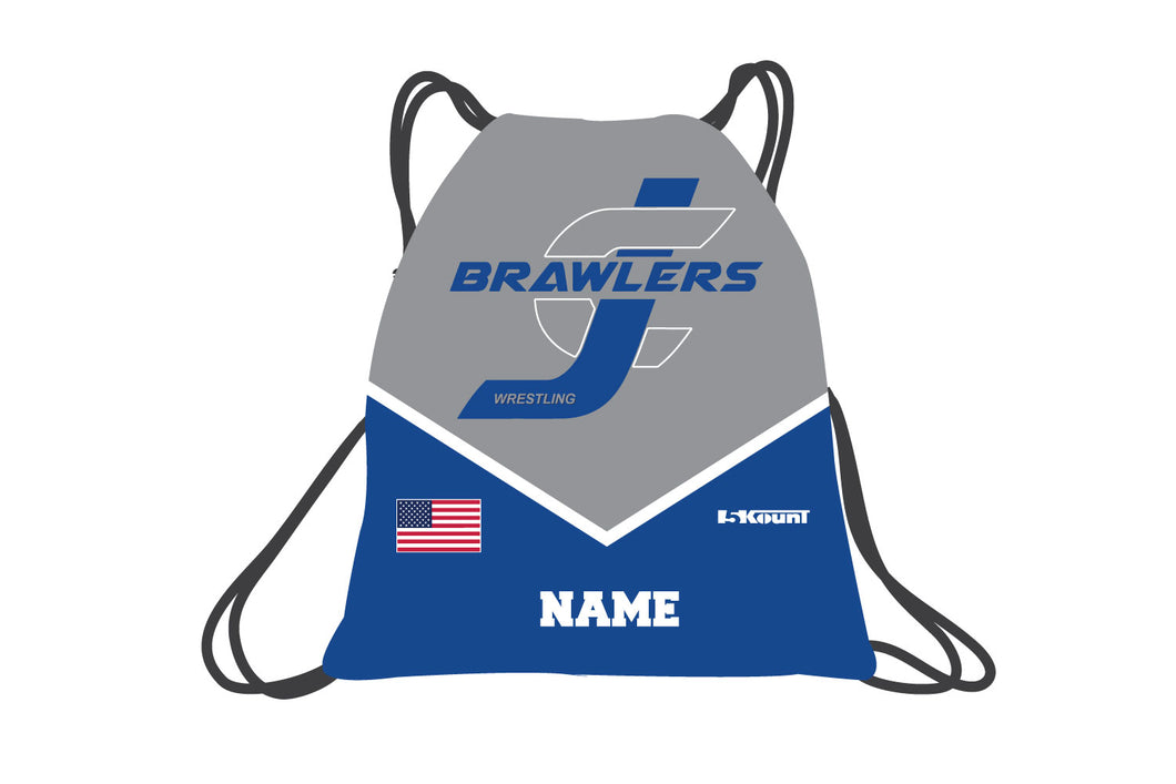 Brawlers Wrestling Sublimated Drawstring Bag