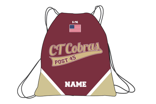 CT Cobras Baseball Sublimated Drawstring Bag