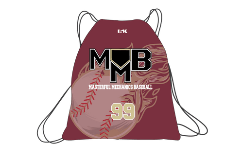 Masterful Mechanics Baseball Sublimated Drawstring Bag