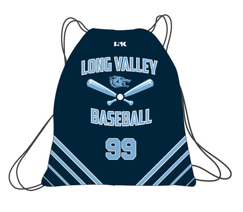 Long Valley Baseball Sublimated Drawstring Bag