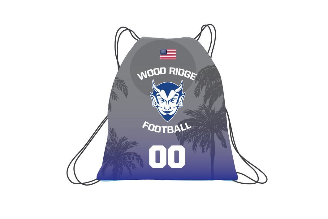 Wood-Ridge Blue Devils Sublimated Drawstring Bag (Football)