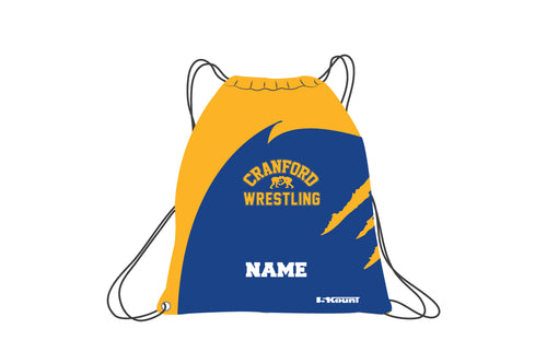 Cranford Wrestling Sublimated Drawstring Bag