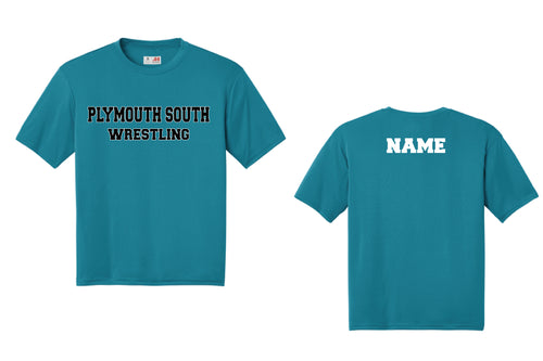 Plymouth South Wrestling Dryfit Performance Tee - Teal