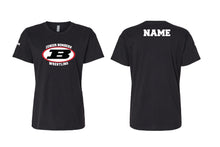 Boonton Wrestling Cotton Women's Crew Neck Tee - Black