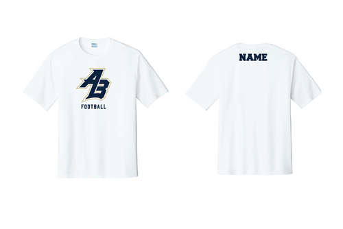 Acton Boxborough Football Dryfit Performance Tee - White