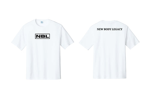 New Body Legacy Port&Co Dryfit Performance Tee - White (Design 1)