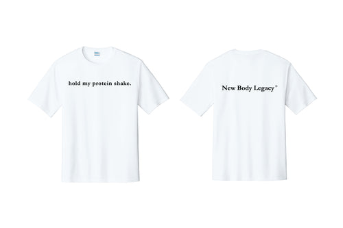 New Body Legacy Port&Co Dryfit Performance Tee - White (Design 2)