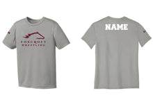Foxcroft Wrestling Dryfit Performance Tee - Grey