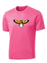 Oradell Baseball Dryfit Performance Tee Alternate Logo - Pink