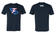 Falcons Baseball Dryfit Performance Tee - Design 2 (Navy)