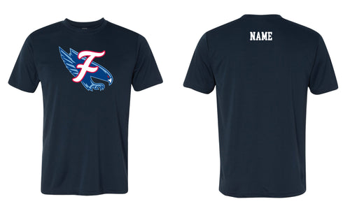 Falcons Baseball Dryfit Performance Tee - Design 2 (Navy)