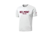 Belmont Marauders Football Dryfit Performance Tee - White