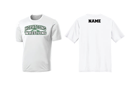 Hopatcong Wrestling Dryfit Performance Tee - White