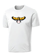 Oradell Baseball Dryfit Performance Tee Alternate Logo - White