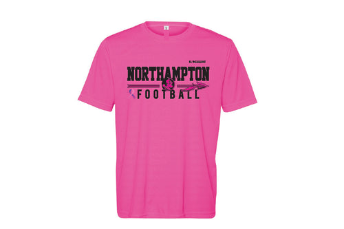 Northampton Indians Football Men's DryFit Performance Tee -  Sport Charity Pink