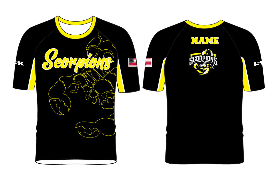 Scorpions Wrestling Sublimated Fight Shirt - Design 1