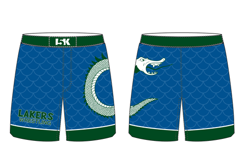 Lakers Wrestling Sublimated Shorts