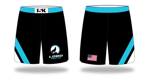 Lobo Wrestling Sublimated Fight Shorts