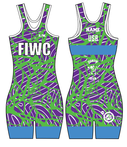 Fightin' Irish Wrestling Sublimated Women's Singlet - Design 8