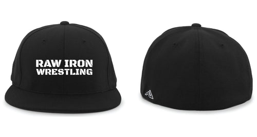 Raw Iron Wrestling Flexfit Cap - Black