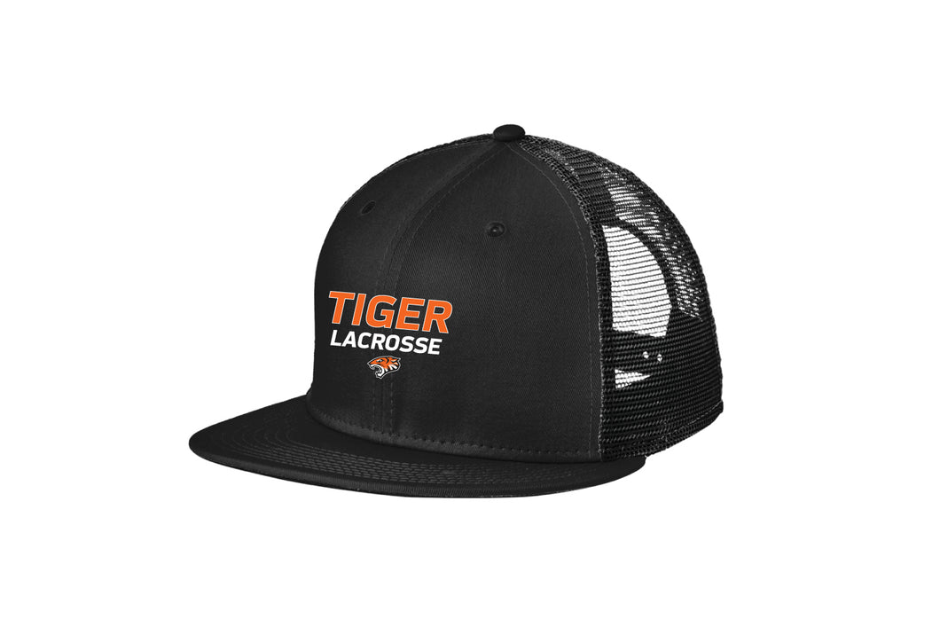 Tiger Lacrosse New Era Snapback Cap - Black