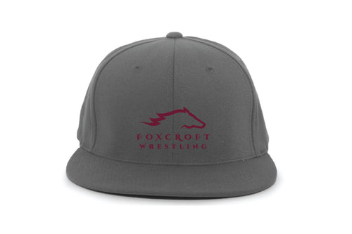 Foxcroft Wrestling Flexfit Cap - Grey