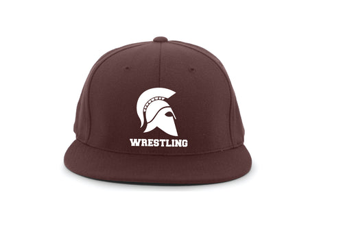 BHBL Wrestling Flexfit Cap Design 1 - Maroon